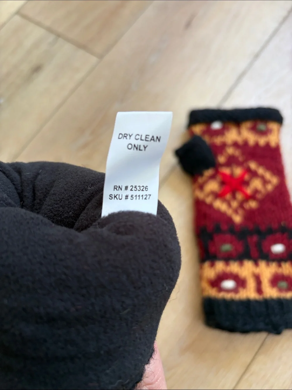 World Market Wool Wrist Warmers Fingerless Gloves Made In Nepal